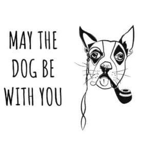 May the dog be with you - illustrated calendar